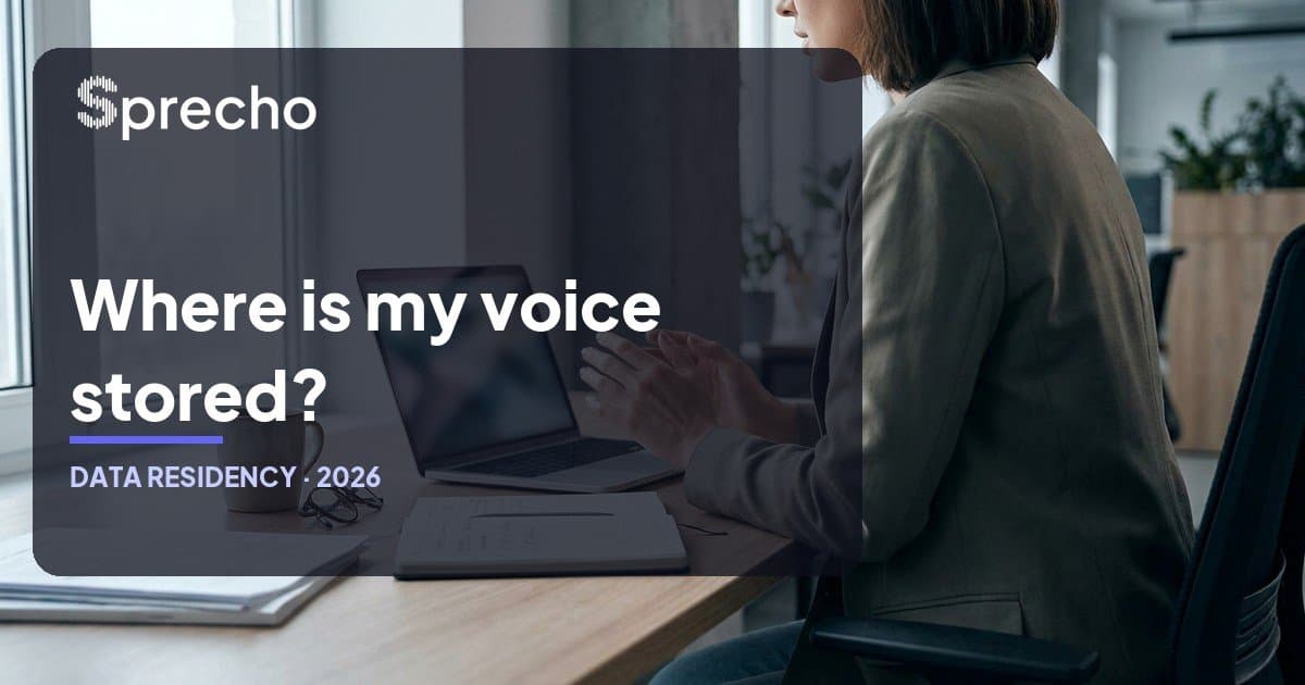 Where Is My Voice Stored When You Use AI Dictation? Data Residency Explained (2026)